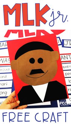 Celebrating Martin Luther King Day in the Classroom Art History Projects For Kids, Martin Luther King Jr Crafts, Mlk Crafts, Mlk Activities, Martin Luther King Activities, Martin Luther King Jr Activities, Diversity Art, King Craft, Mlk Jr