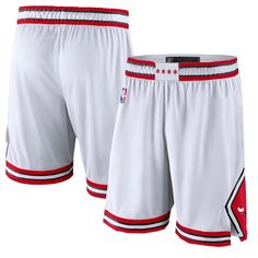 PRICES MAY VARY. Officially licensed by the NBA Decorated in team colors and logos Elastic waistband for a secure fit Moisture-wicking performance fabric to keep you cool and dry on and off the court Side pockets They'll be the talk of the Chicago Bulls game day when they show up in these awesome Swingman shorts. They feature crisp team graphics and an elastic waistband for the perfect fit. These shorts are perfect for a day spent cheering on the Bulls or heating up on the court. Small Item Storage, Game Time, Performance Fabric, Chicago Bulls, The Court, Team Colors, Game Day, Short Outfits, Moisture Wicking