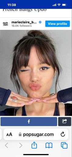 French Girl Bangs, French Girl, Marie Claire, Bangs, Hairstyles, Hair Styles, Hair