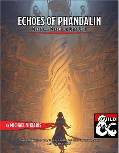 the cover to echos of phantaainn, with an image of a woman standing