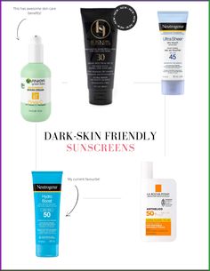 There is a common misconception that dark skin does not require sunscreen. Here are five affordable sunscreens that are dark-skin friendly. Sun Cream For Black Skin, Sunscreen Black Skin, Best Sunscreen For Dark Skin, Sun Screen For Black Skin, Sunscreen For Black Women, Affordable Sunscreen, Sunscreen For Dark Skin, Glowing Black Skin, Cream For Dark Skin