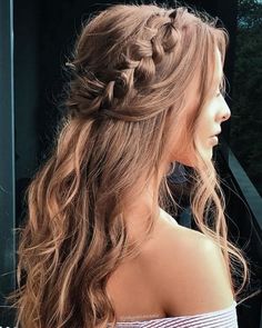 Bridesmaid Hair Medium Length Half Up, Grad Hairstyles, Bridesmaid Hair Medium Length, Fancy Hair, Braided Hairstyles For Wedding, Formal Hairstyles