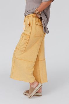 Game On Cargo Wide Leg Pant - Burnt Orange | Three Bird Nest