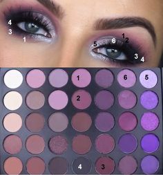 YouTube Cred goes to: Makeup by Serena Cleary Morphe 35p Palette Amazing Wedding Makeup, How To Use Makeup, Make Up Designs, Makeup Morphe, Wedding Makeup Tips, Makeup Help, Make Makeup