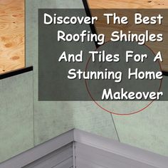 Discover The Best Roofing Shingles And Tiles For A Stunning Home Makeover! Elevate your home's curb appeal with our expert guide to top-quality roofing shingles and tiles. Learn about the best materials, styles, and colors to transform your roof into a beautiful, durable masterpiece. Perfect for any renovation project! Types Of Roofing Materials, Best Roofing, Roofing Options, Cool Roof, Home Makeover