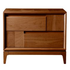 the sideboard is made out of wood and has three drawers on each side, one with