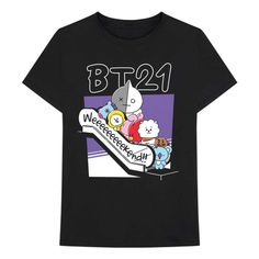 BTS BT21 Weekend Unisex T-Shirt Bts Bt21, Short Styles, Movie T Shirts, High Quality T Shirts, Workout Tee, Unisex Design, Cotton Shorts, Unisex T Shirt, Shirts Tops