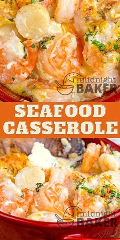 this seafood casserole is loaded with shrimp and potatoes