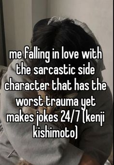 a woman hugging her cat with the caption me falling in love with the sarcastic side character that has the worst trauna yet makes jokes 24 / 27 / 7 / 17 keni kishimoo