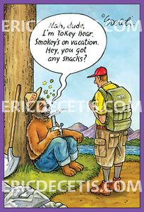 Lumberjack Cartoon, Birthday Funnies, Thursday Humor, New Guy, Funny Cartoon Pictures, Funny Cartoons Jokes, Funny Anniversary Cards, Corny Jokes, Golf Quotes