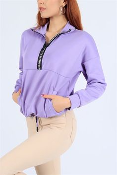 26140 - Türkiye’nin En Hesaplı Bayan Giyim Sitesi | Modamızbir.com Sporty Outfits, Pajamas Women, Outfits For Teens, Quarter Zip, Pajamas, Women's Fashion, Long Sleeve Blouse, Athletic Jacket, Gym