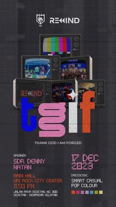 an advertisement for the re - kindd gift program featuring tvs and video games