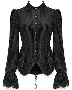 Great shopping ideas for Punk Rave Womens Gothic Steampunk Blouse Top Shirt Black Velvet Victorian Corset, Women's Tops Victorian Punk, Elegant Punk, Gothic Blouse, Velvet Blouse, Black Punks, Elegant Gothic, Gothic Victorian, Lace Cuffs, Corduroy Shirt