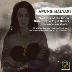 the cover to apung malaysia's novel, goddess of the moon ruler of the eight rivers