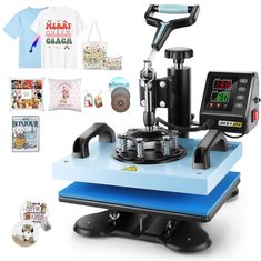 an image of a t - shirt and other items that are being sold on the machine