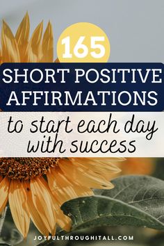 Short Positive Affirmations to start your day Positive Uplifting Quotes Encouragement Short, Positive Affirmation Quotes For Him, Daily Words Of Affirmation, Short Daily Affirmations, Positive Daily Affirmations For Women, Positive Self Affirmations For Teens, Short Positive Affirmation Quotes