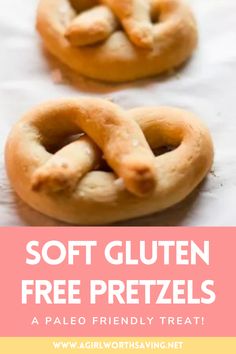 soft gluten pretzels with text overlay