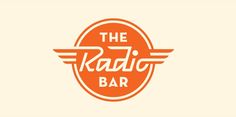 the radio bar logo with an orange circle