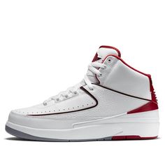 The Air Jordan 2 is a must-have for any sneakerhead. First released in 1987, the sneaker was revolutionary for its time, with a soft midsole from heel to toe. The sneaker returned to shelves in 2008 as part of the Jordan 21/2 Collezione 'Countdown' Pack, and again in 2010 and 2014. The most recent release includes faux lizard skin on the upper, a full-length Nike Air midsole, and a Swoosh-less design. (AJ2/SNKR/Mid Top/Basketball) Jordans 2, Jordan 2s, Drake Fashion, Jordan 21, Air Jordan 2 Retro, Air Jordan 2, Chrome Rims, Lizard Skin, Jordan 2