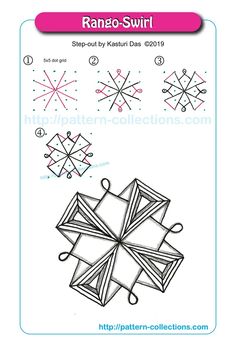 the instructions for how to make an origami snowflake with pictures on it