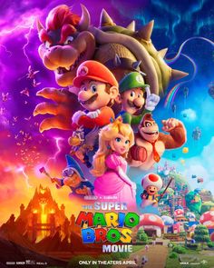 the super mario bros movie poster