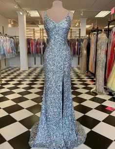 Contact+us:+lisamony@outlook.com Please+left+message+what+color+you+need+when+you+order+it.Besides+the+picture+color,+you+can+also+choose+any+color+you+want. Mermaid+V-Neck+Silver+Sequin+Prom+Dress+With+Slit Processing+time:+12-21+business+days Shipping+Time:+3-5+business+days "Fabric:... Silver Sequin Prom Dress, Lightning Character, Silver Prom Dresses, Sequin Mermaid Prom Dress, Hoco Ideas, Silver Prom Dress, Prom Themes, Winter Ball, Sparkly Prom Dress