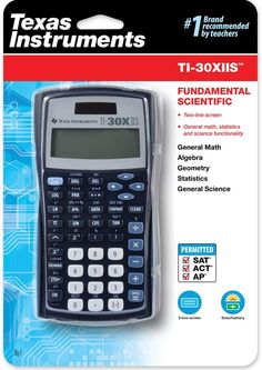 texas instruments ti - 30xis scientific calculator, black / silver by texas instruments