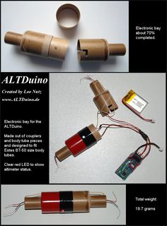 the instructions for how to make an electronic device with cardboard tubes and wires, which are attached