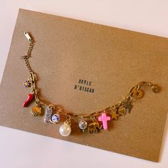 Charm Necklace Diy, Jewels Diy, Dope Jewelry Accessories, Lucky Jewelry, Preppy Jewelry, Gold Girl, Dope Jewelry, Summer Bracelets, Making Things