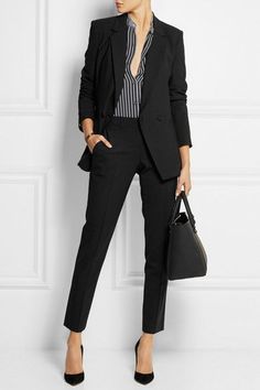 business formal  To sign your business up to be added to our platform, visit us at enterprisersuite.com Business Professional Attire, Power Dressing, Black Suit