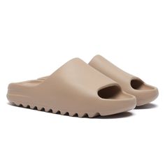 Women’s all-day comfort slip on sliders. Featuring striped flat rubber sole lightweight sandals. • Colour: Mocha • Platform Height: Approx 1 inches • Packaging: Box • Fastening: Slip on • Upper Material: Rubber • Lining Material: Rubber • Sole: Rubber Adidas Yeezy Slide, Striped Flats, Yeezy Slides, Slider Sandals, Slides Sandals, Soft Tops, Eva Foam, Adidas Yeezy, Mens Sandals