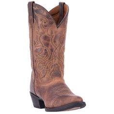 Laredo Maddie Women's Distressed Cowboy Boots, Size: medium (8), Lt Brown Western Embroidery, Tan Leather Boots, Leather Cowgirl Boots, Western Boots Women, Mens Cowboy Boots, Cowboy Boots Women, Leather Cowboy Boots, Stylish Boots, Mens Black Leather