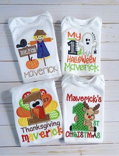 My 1st Christmas bodysuit for boys - Darling Little Bow Shop Baby Boy Onsies Cricut Christmas, First Halloween Onesie, First Christmas Onesie, Bodysuit Short Sleeve, My 1st Christmas, Halloween Bodysuit, Christmas Bodysuit, Newborn Bodysuit, Halloween Onesie