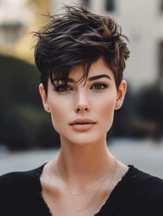 29 Coolest Long Pixie Haircut ideas for 2024 Long Pixie Haircut, Longer Pixie Haircut, Sassy Haircuts, Short Sassy Hair, Super Short Hair, Long Pixie, Sassy Hair, Hair Makeover