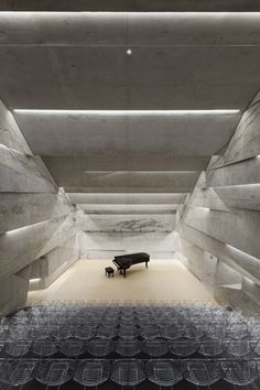 an instagramted photo of a piano in the middle of a room