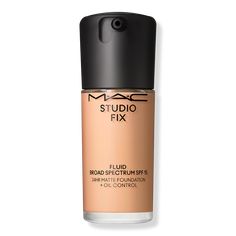 Studio Fix Fluid SPF15 24HR Matte Foundation + Oil Control - STUDIO FIX FL SPF 15 MAT RE-MASTERED N6Benefits24-hour, color-true wearWaterproof foundationTransfer-, sweat- and humidity-resistantDoes not cause acne and does not clog poresSPF 15 for broad spectrum protection against UV raysSuitable for sensitive skinNon-cakey coverageNon-creasingFragrance freeFree from animal-derived ingredientsRecyclable glass bottle96% said it left skin feeling breathable*91% said studio fix left skin looking nat Mac Studio Fix Foundation, Mac Foundation, Mac Studio Fix Fluid, Beauty App, Mac Studio Fix, Mac Studio, Studio Fix, Skin Prep, Matte Foundation