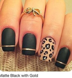 Uñas hermosas Cheetah Nail Designs, Trendy Nail Polish, Metallic Nail Art, Cheetah Nails, Leopard Prints, Her Nails, Leopard Nails, Metallic Nails, Ideas Nails