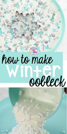 how to make winter sprinkles in a bowl