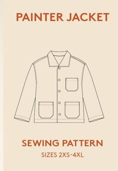 a sewing pattern for a jacket with pockets