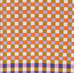 an orange and purple checkerboard pattern is shown