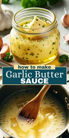 how to make garlic butter sauce