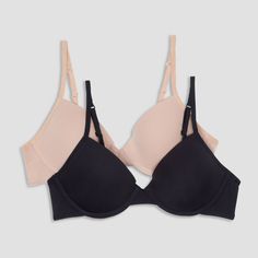 Give your little ones unbeatable comfort with the Hanes Girls' 2pk Underwire Bra in Beige/Black. These awesome bras provide underwired support, along with molded cups that fit snugly and invisibly under any outfit. Both practical and comfy, they’ll feel so secure and worry-free when wearing these. Plus, the machine-washable design makes care a breeze. Get little ones ready to experience exceptional comfort and total confidence with these Hanes girls' underwire bras. Mha Dr, Underwire Bras, Lace Bras, Wishlist 2024, Invisible Bra, Sport Bras, Christmas Clothes, Cute Bras, Back To School Shopping