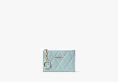 Kate Spade: Carey Small Card Holder $139 $59 $47.20 Wild Sage Classic Kate Spade Wallet With Interior Card Slots, Kate Spade Card Holder For Everyday Use, Kate Spade Matchbox Wallet, Katespade Card Holder, Kate Spade Card Holder, Tiny Bag, Kate Spade Outlet, Small Cards, Key Rings