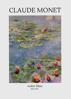 water lilies, 1915 - 1933 by claude monet