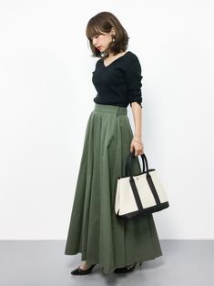 Minimal Stil, Minimalist Moda, Outfits Skirt, Modesty Outfits, Korean Girl Fashion, Tokyo Fashion