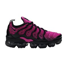 Find NIKE Air Vapormax Plus 'active Fuchsia on Editorialist. The Nike Air VaporMax Plus ‘Active Fuchsia’ sneaker gets an eye-catching colorway in this version of the hybrid design. An upgrade to its innovative predecessor, the VaporMax Plus incorporates key elements from the VaporMax and the 1998 Air Max Plus, including a cushioned fabric upper, floating cage and heel branding. Performance upgrades include a revamped Air unit—which is attached directly to the upper for an enhanced, responsive feel—and strategically-placed rubber pods added in high-wear areas. Custom Lace-up Sneakers With Air Cushioning For Streetwear, Nike Custom Mesh Sporty Sneakers, Custom Lace-up Running Sneakers With Air Cushioning, Custom Low-top Mesh Sneakers With Air Max Cushioning, Functional Pink Low-top Sneakers, Technical Sneakers With Branded Insole For Streetwear, Dynamic Pink Sneakers For Jogging, Nike Lace-up Sportswear Sneakers, Dynamic Low-top Sneakers With Air Cushioning