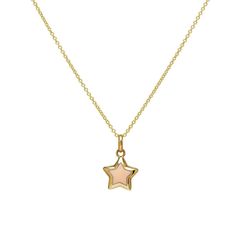 14K YELLOW GOLD PINK STAR  NECKLACE --- ALSO AVAILABLE ONLY PENDANT FOR $$ Necklace : 16 Inches --  Available 15-17-18 Inches Star Width : 10.25mm  Star Length : 10.25mm Star Thickness : 3.5mm Here is a dainty, delicate and simple, yet classy Star Pendant or Necklace. This is 14k Solid Yellow Gold. ( We do not sell filled or plated jewelry) Perfect for everyday use. ---Absolutely stunning. Comes in a gift box.  ---Return Policy--- -You may return the unused item in its original condition for a full refund  within 14 days of items receipt date. - No Questions  Asked ! 100% Money Back Guarantee  -Before returning the item, please contact us for Return Instructions. Pink Star Jewelry With Starfish Charm, Pink Star-shaped Jewelry With Starfish Charm, Yellow Gold Charm Necklace With Star Of David Charm, Yellow Gold Star Necklaces With Starfish Charm, Pink Star Charm Pendant Jewelry, Star Wedding Band, Gold Star Necklace, Star Necklace Gold, Pink Star