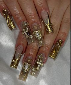 Summery Nails, Her Nails, Simple Acrylic Nails, Classy Acrylic Nails, Unique Acrylic Nails, Bling Acrylic Nails, Short Acrylic Nails Designs