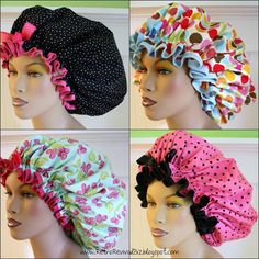 XL waterproof, washable shower caps and satin lined sleep bonnets for dread locs. New product details on www.RetroRevivalBiz.blogspot.com Loc Care, Silk Hair Bonnets, Satin Bonnets, Hair Bonnets, New Product Launch, Retro Revival, Hair Wrap Scarf, Satin Bonnet, Shower Caps