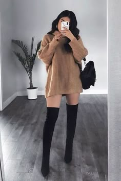 15 Outfits coquetos y sexis para la temporada otoño-invierno Street Style Fall Outfits, Perfect Fall Outfit, Cute Fall Outfits, Mode Inspo, Sporty Outfits, Fall Street Style, 가을 패션, Fall Fashion Outfits, Street Style Outfit